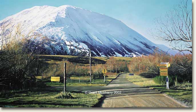 Red Hill, Central Canterbury painting by Grant McSherry