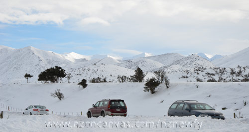 Southern Alps, Canterbury, New Zealand